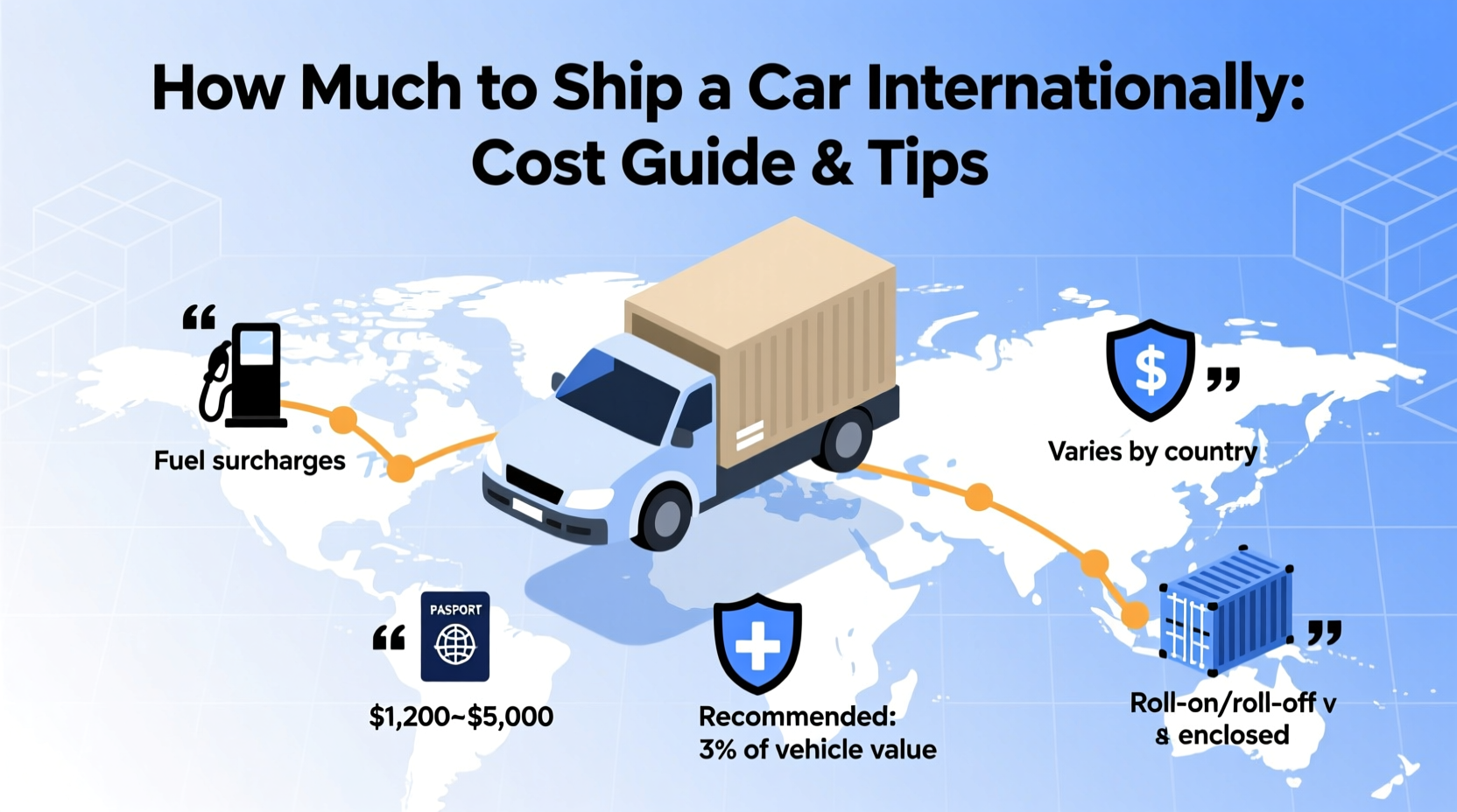 how much to ship a car internationally