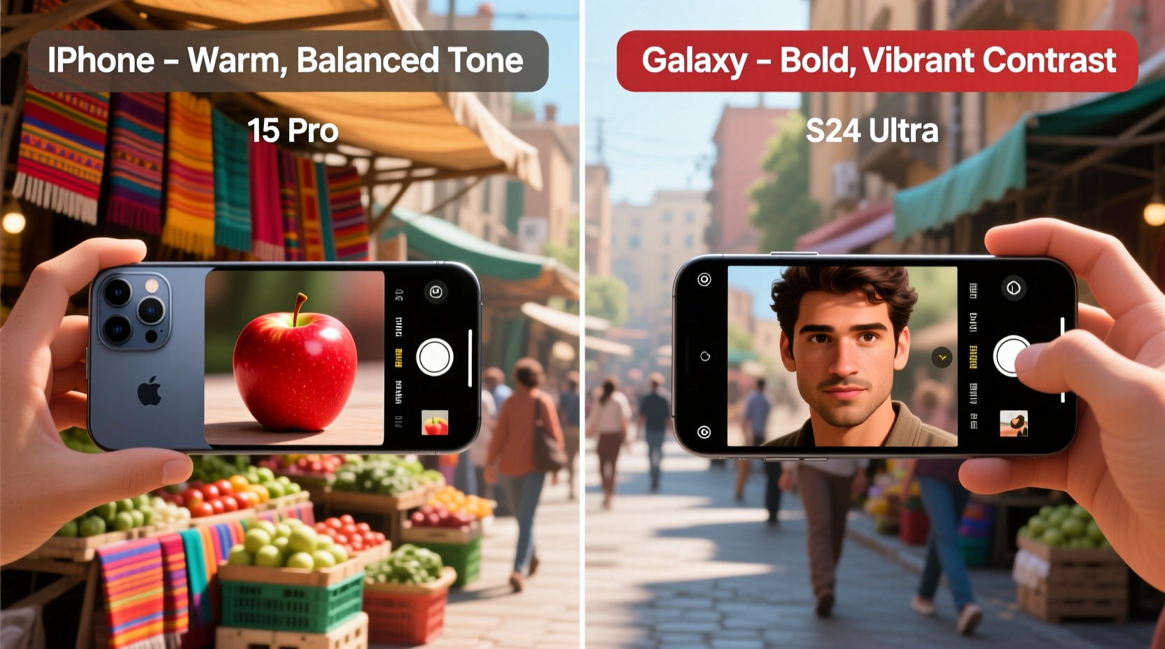 iphone camera vs samsung galaxy camera why do my photos look so different
