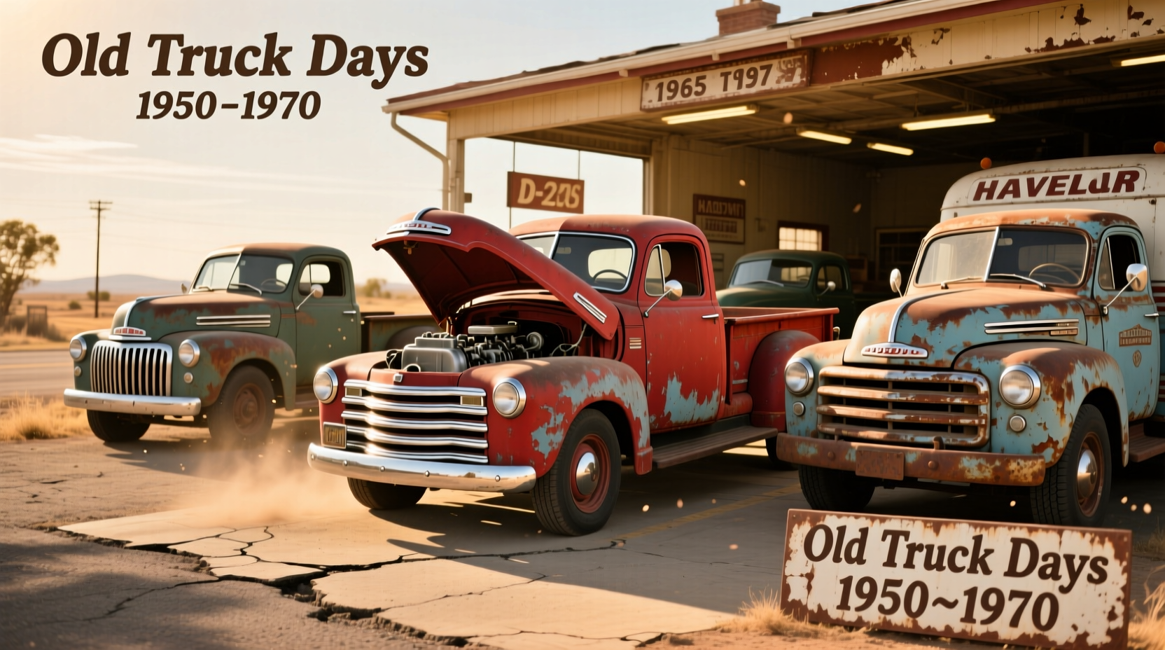 Vintage Ford pickup truck parked outdoors