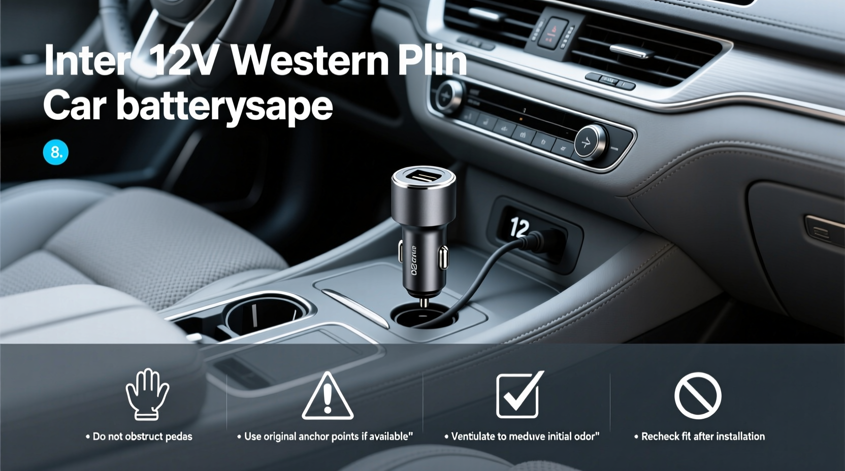 12v plug in car battery charger