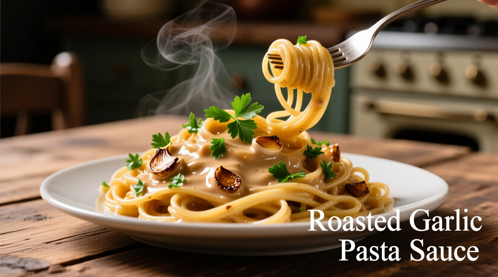 roasted garlic pasta sauce