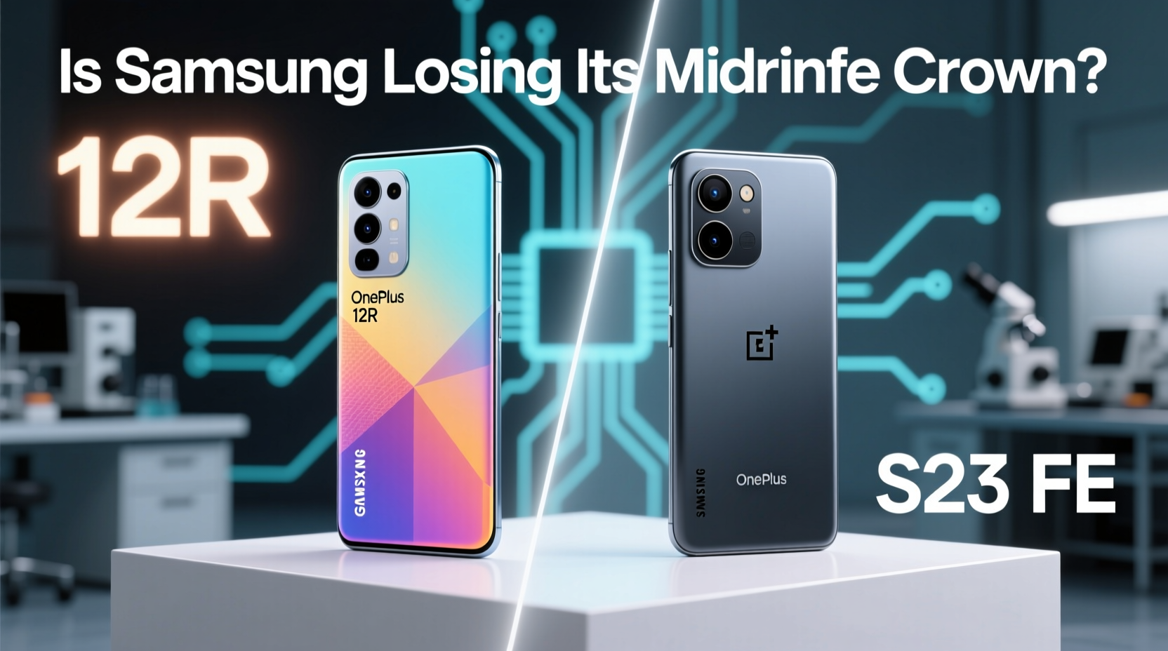 oneplus 12r vs galaxy s23 fe is samsung losing its midrange crown