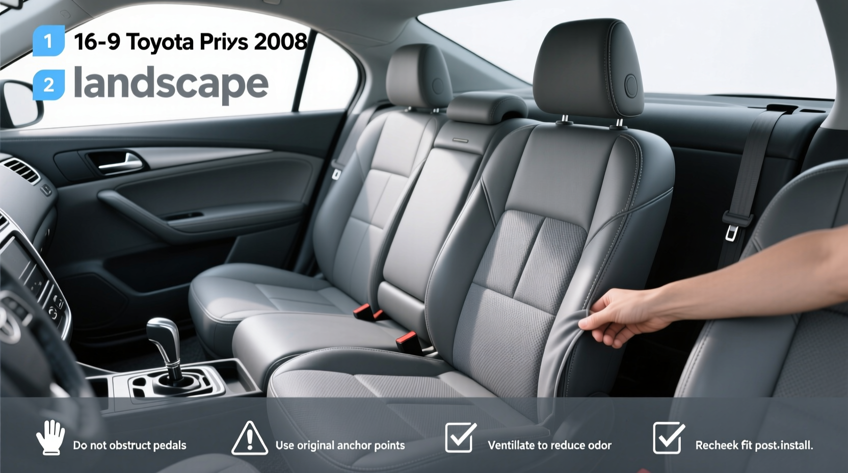 How to Choose Toyota Prius 2008 Seat Covers: Buying Guide