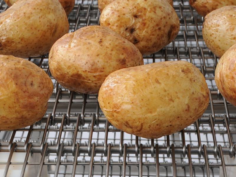 Stainless Steel Enrober Cookies Cake Conveyor Belt Wire Mesh Chain