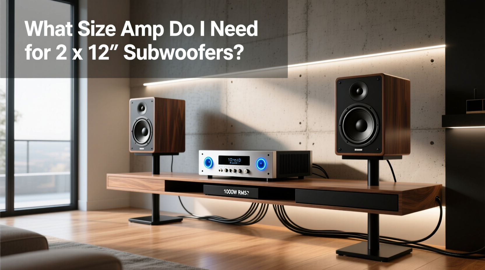 How to Choose the Right Amp for 2 12-Inch Subwoofers