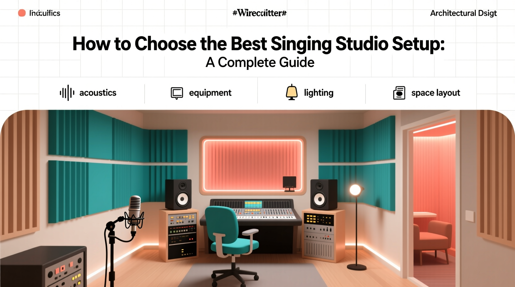 singing studio setup
