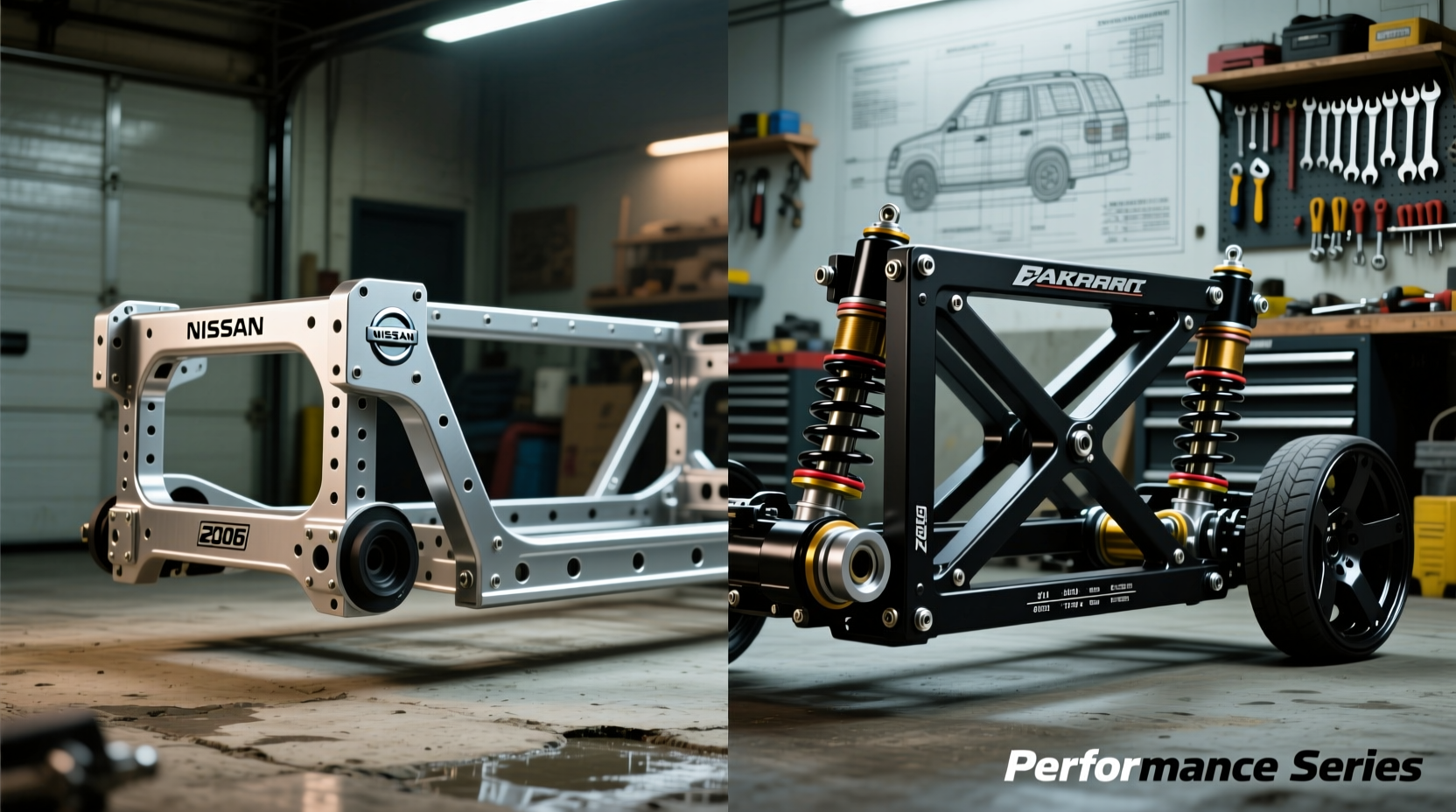 pathfinder 2006 frame vs aftermarket kit