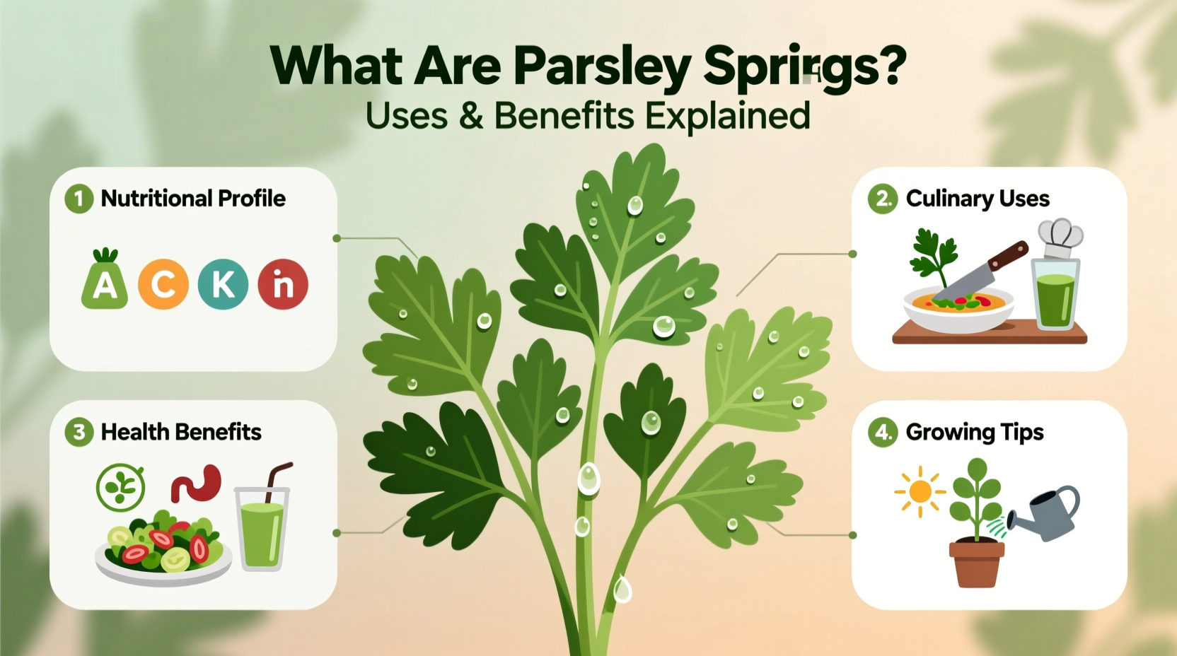 What Are Parsley Sprigs? Uses & Benefits Explained