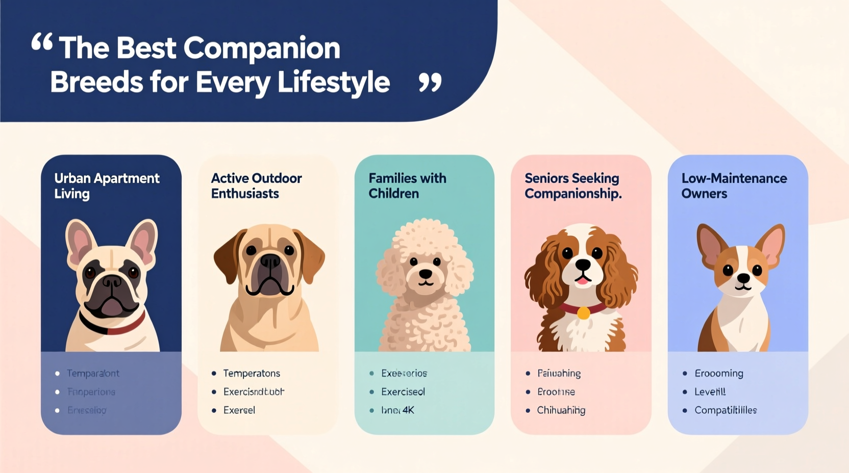 a guide to the best companion breeds for every lifestyle