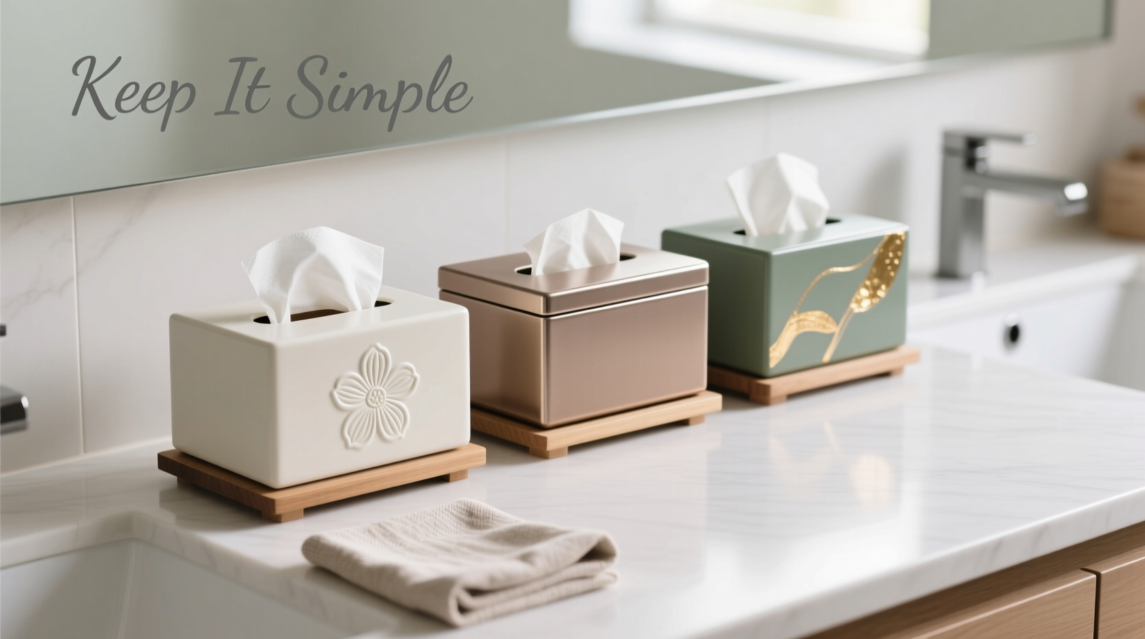 maximize space and style practical tips for organizing tissues with decorative boxes