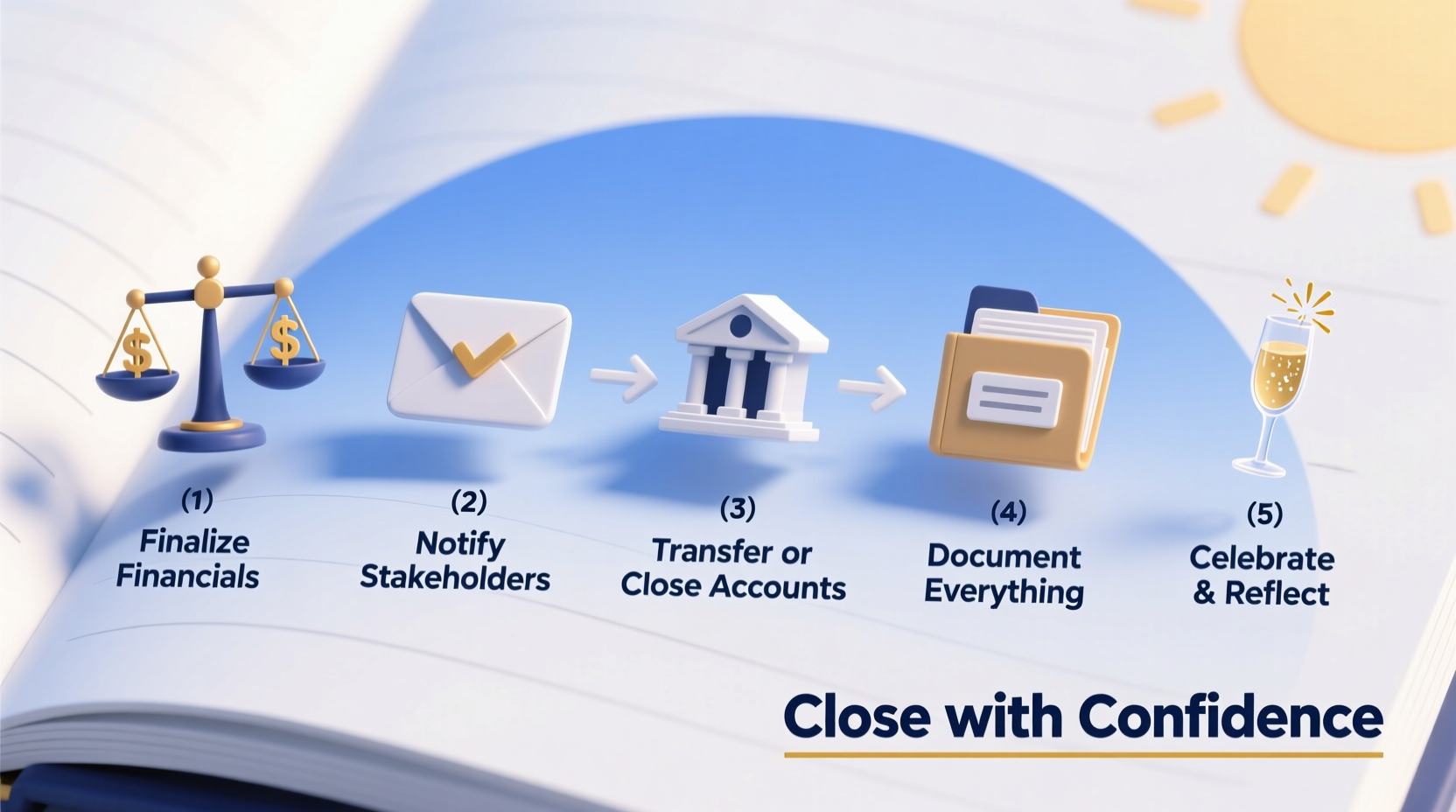 essential steps to successfully close your business without stress