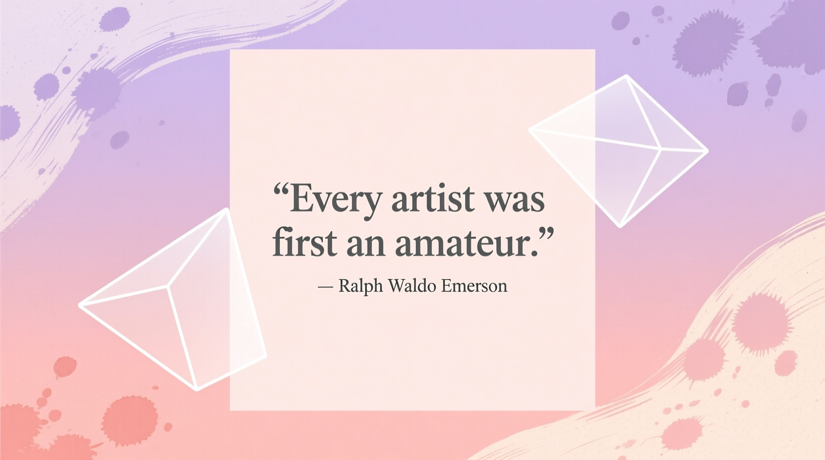 inspirational quotes art