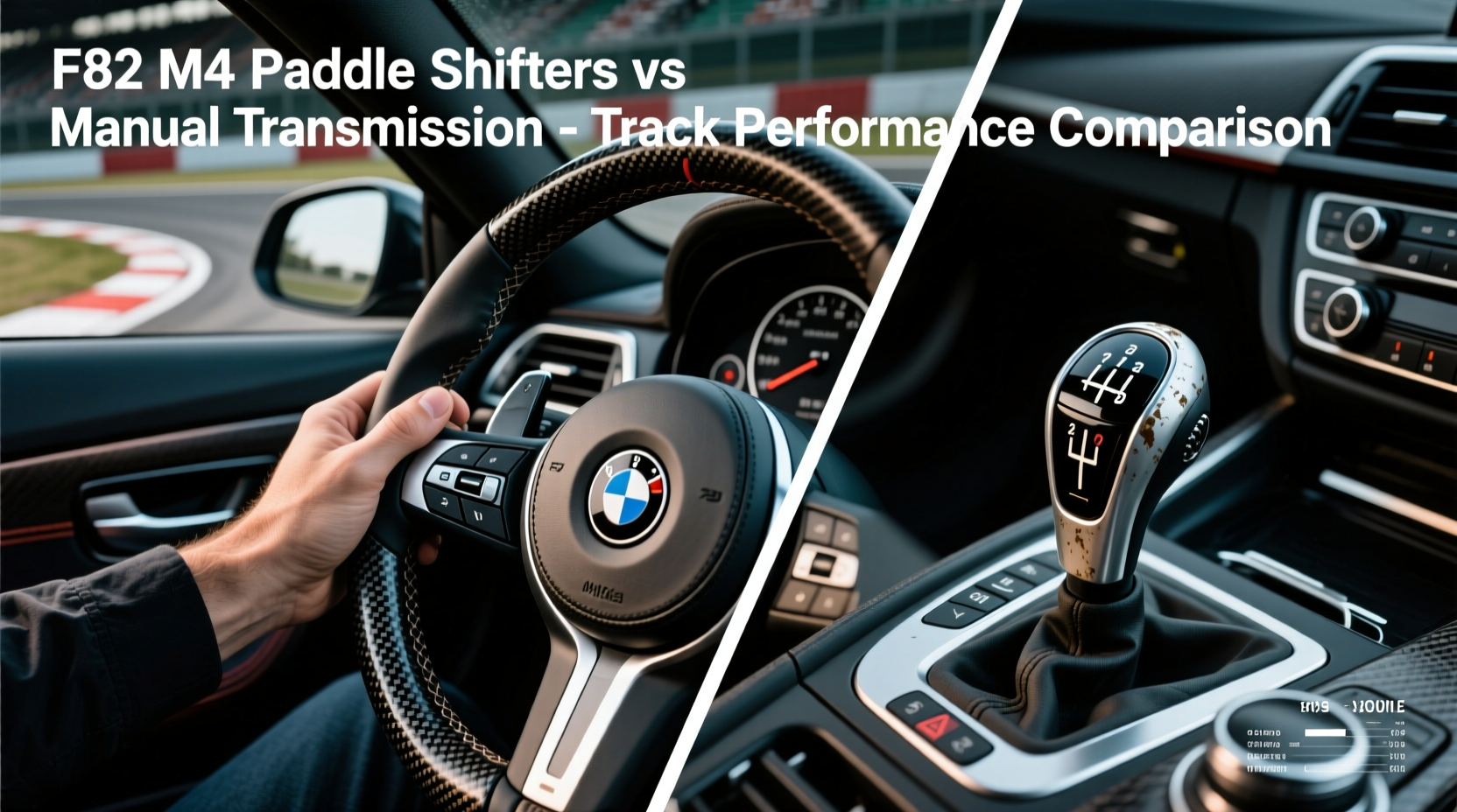 f82 paddles vs manual track