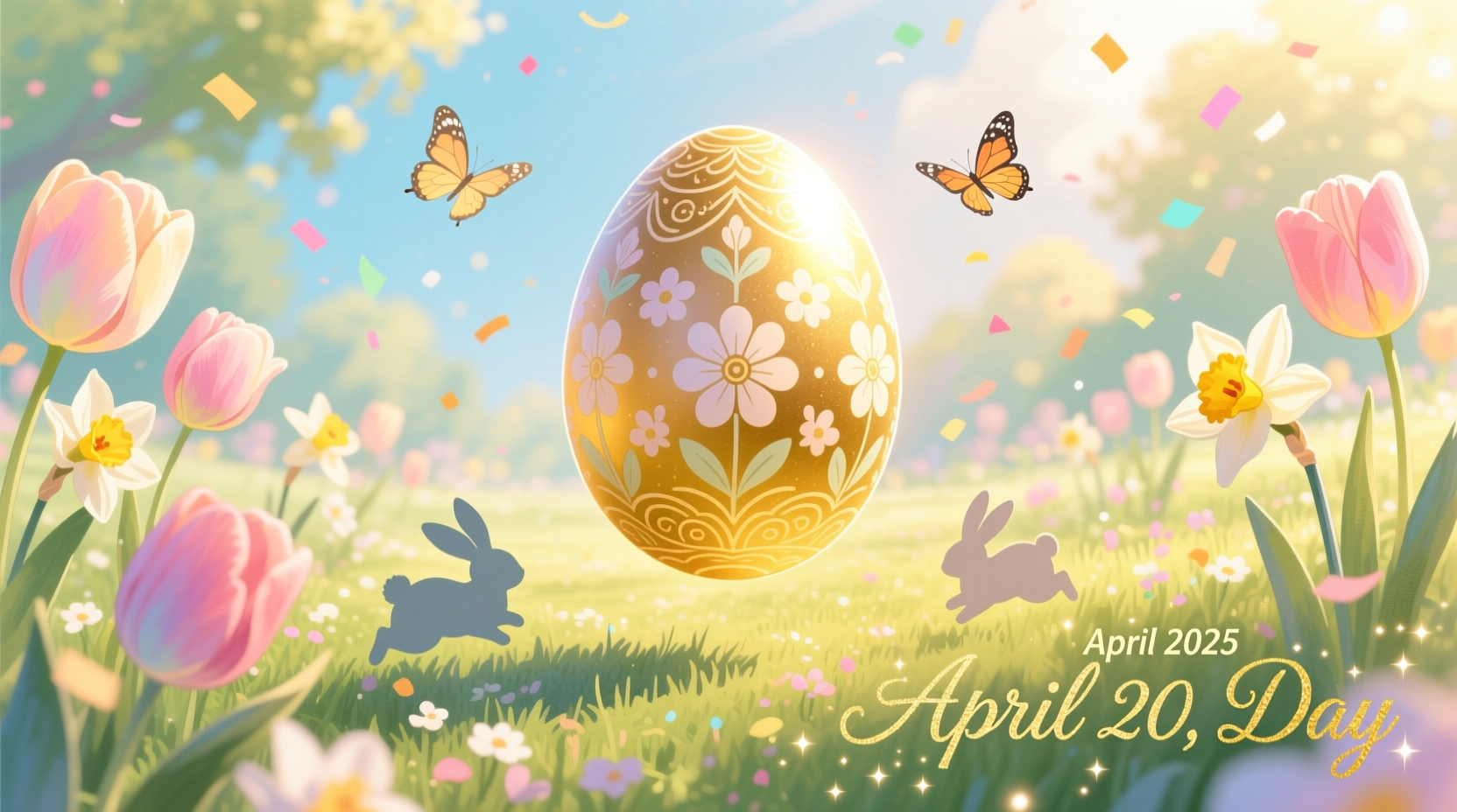 when is easter egg day 2025