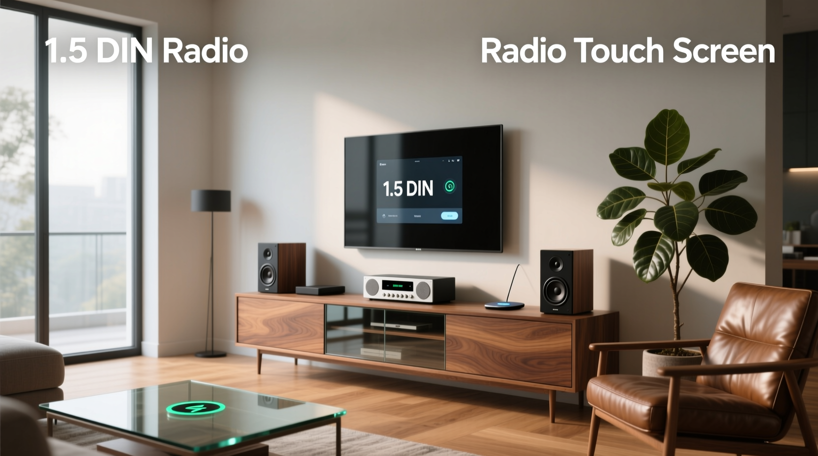 1.5 din touch screen radio guide