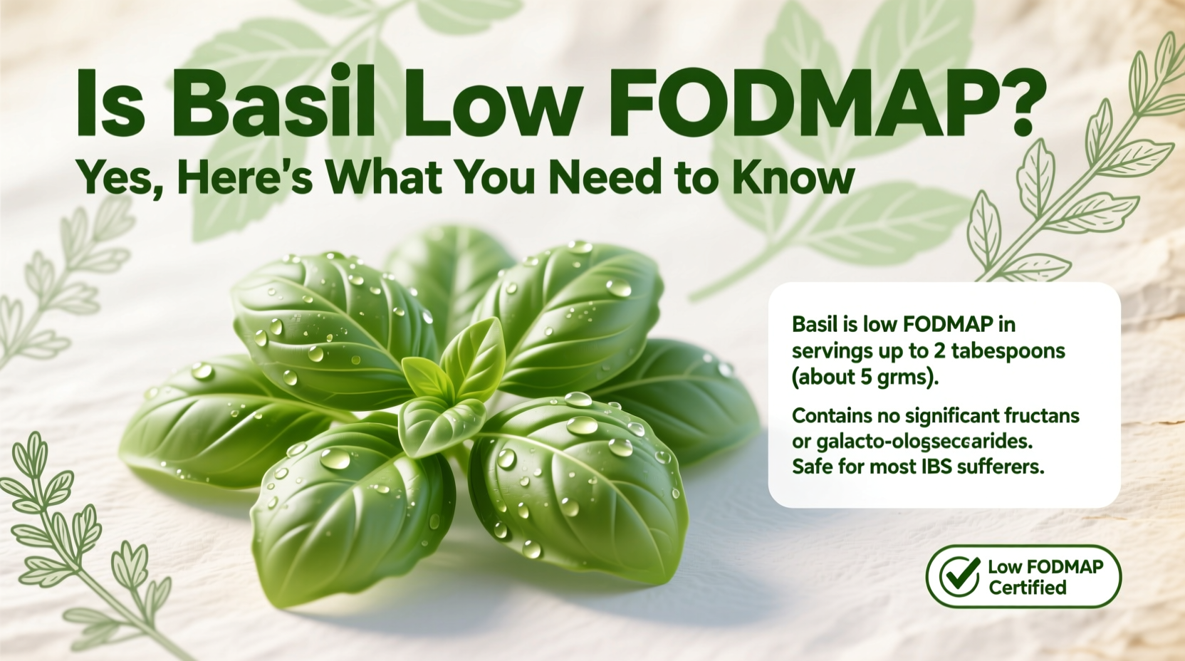 Is Basil Low FODMAP? Yes, Here's What You Need to Know