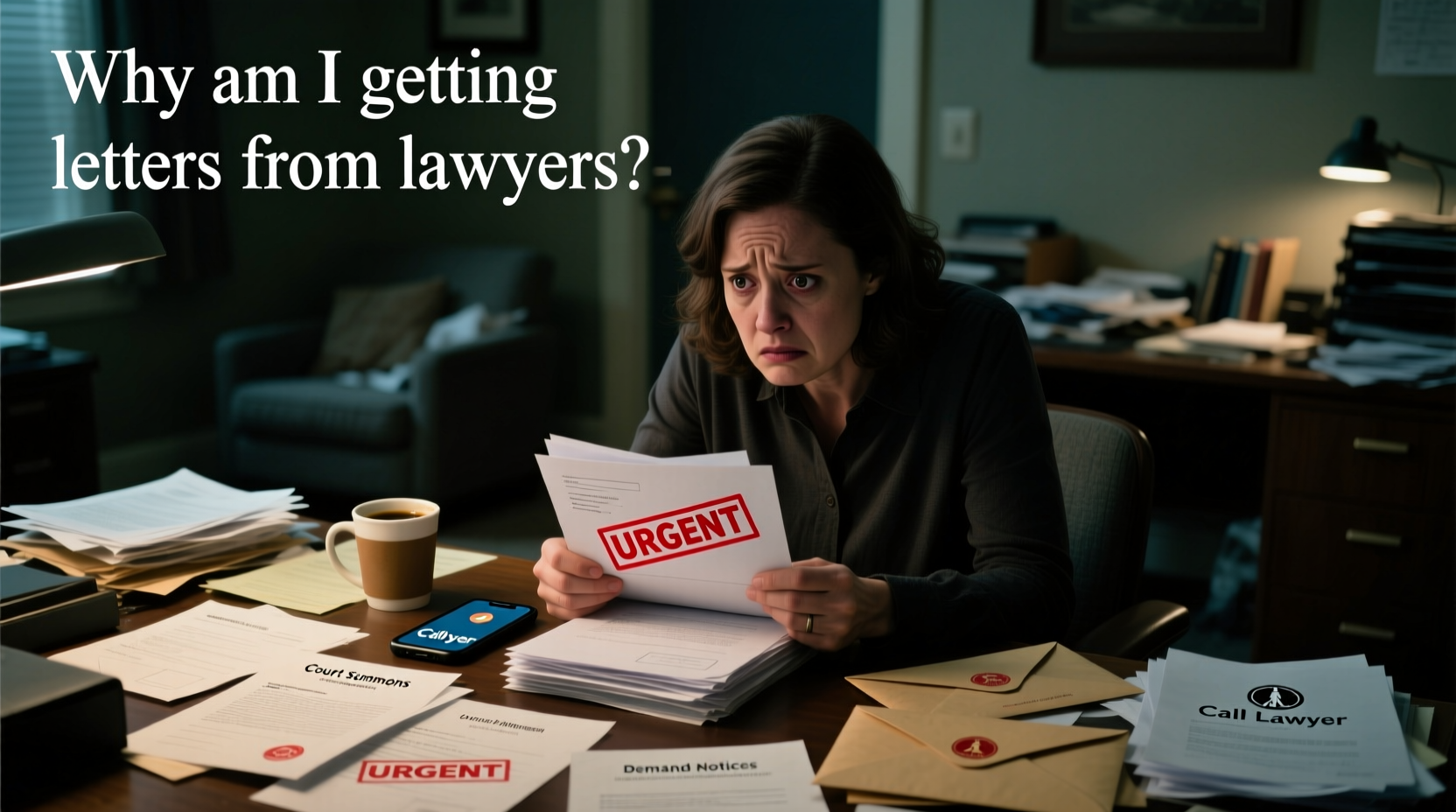 why am i getting letters from lawyers reasons what to do