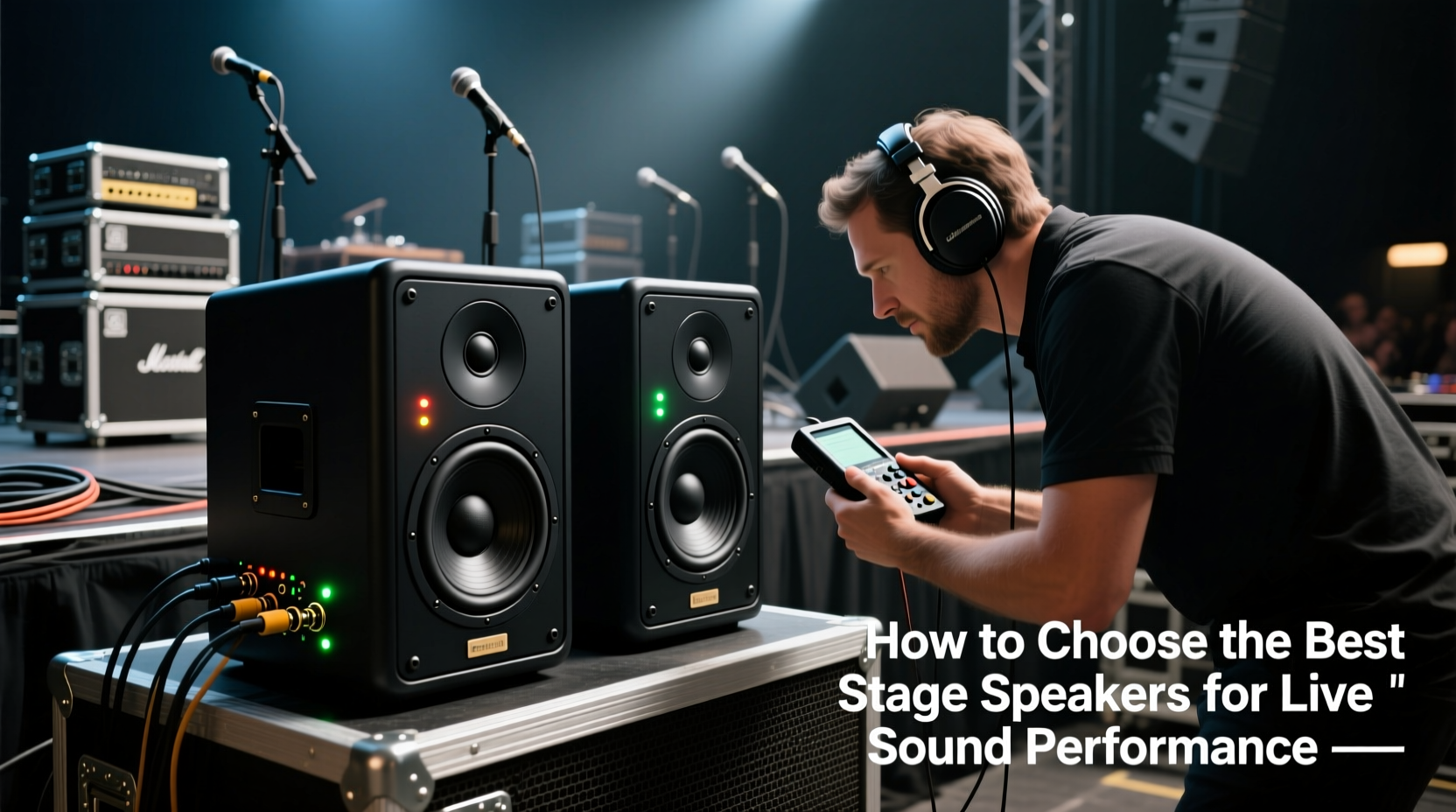 How to Choose the Best Stage Speakers for Live Sound Performance