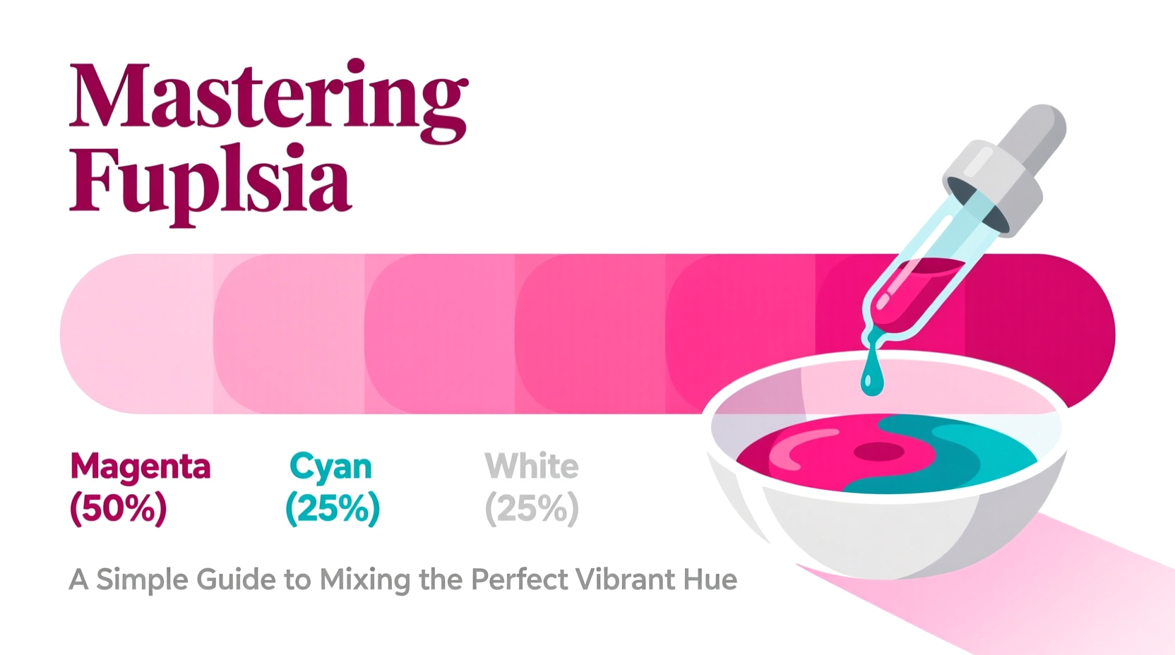 mastering fuchsia a simple guide to mixing the perfect vibrant hue