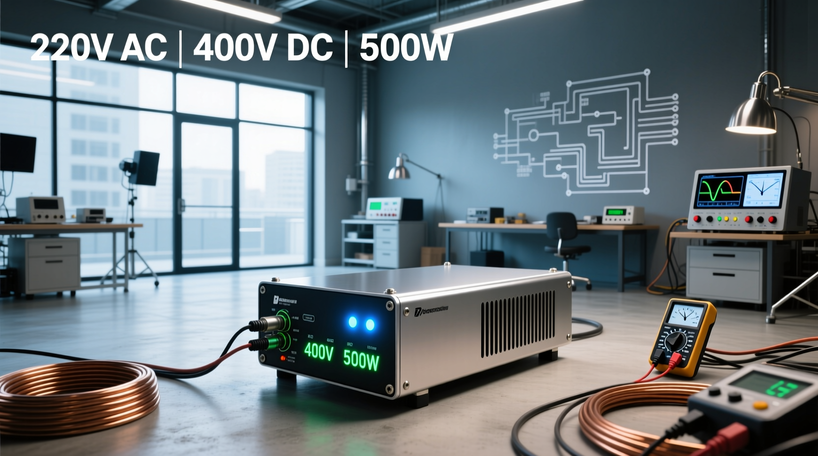220v ac / 400v dc / 500w power conversion guide