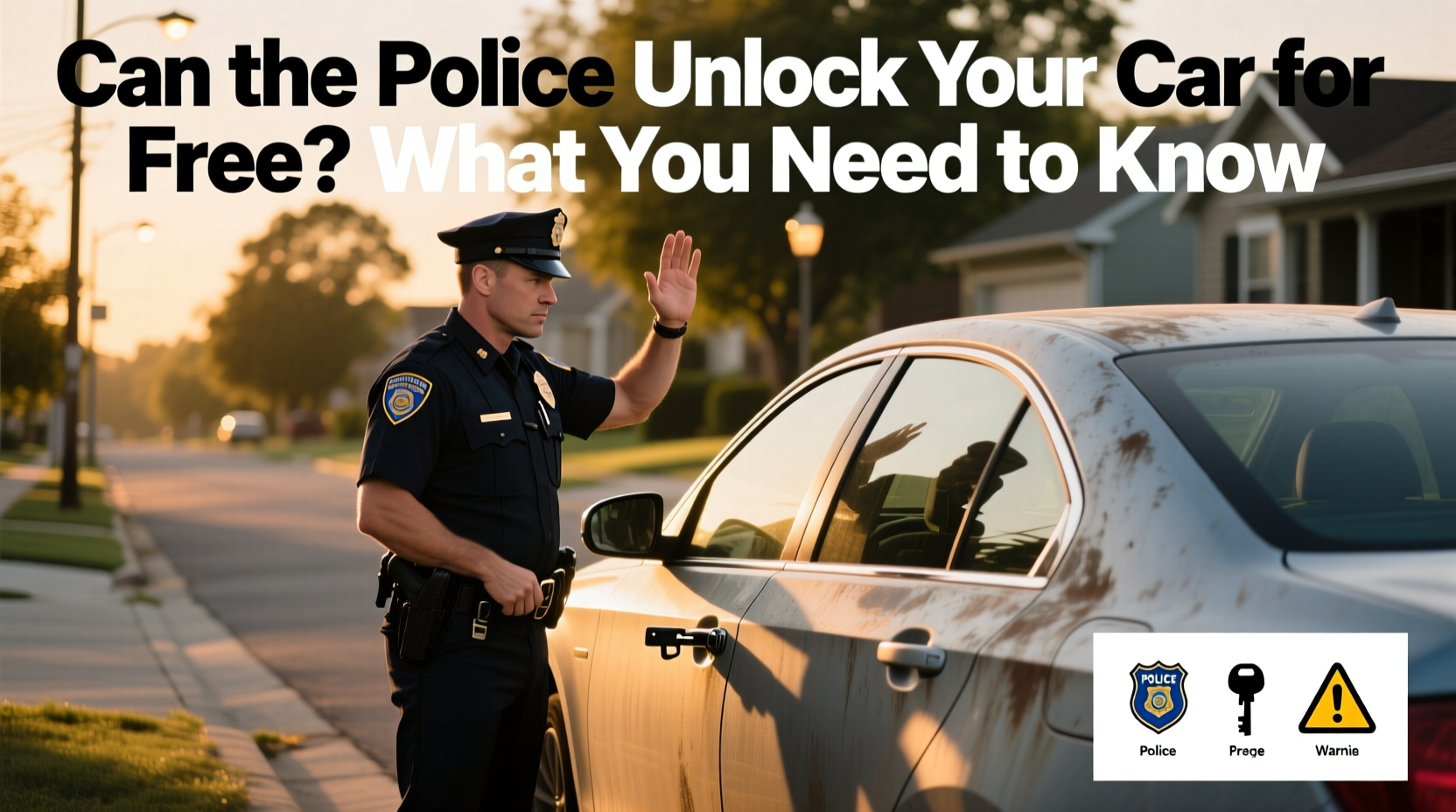 can the police unlock your car for free