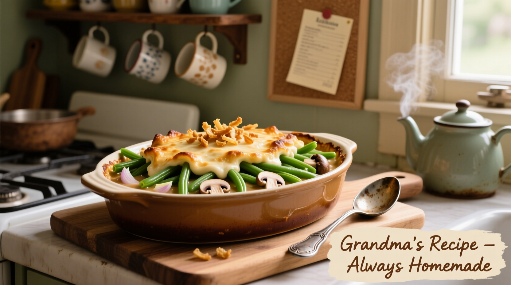 homemade green bean casserole
