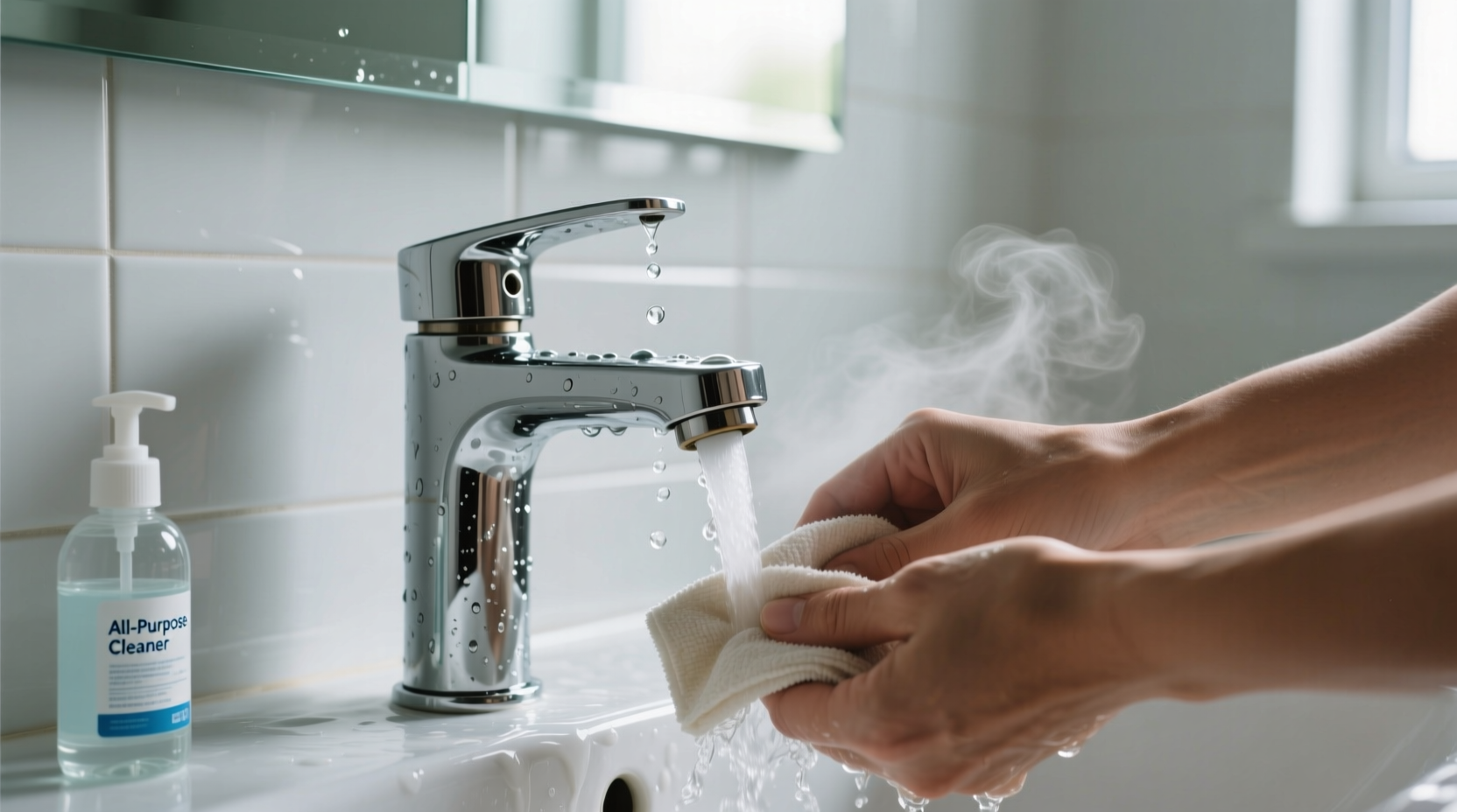how and when to clean faucets