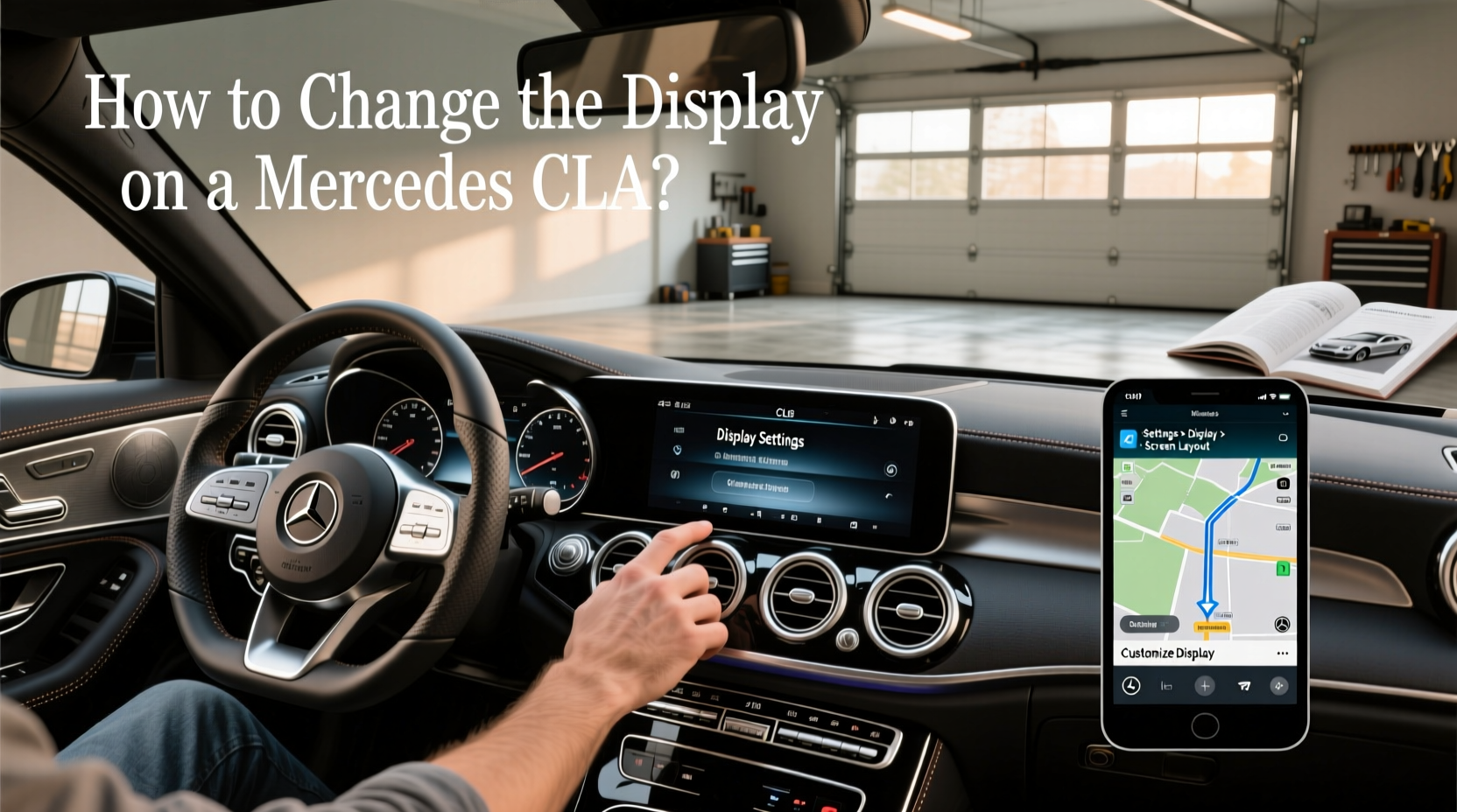 How to choose mercedes cla screen,How to change the display on a Mercedes CLA?