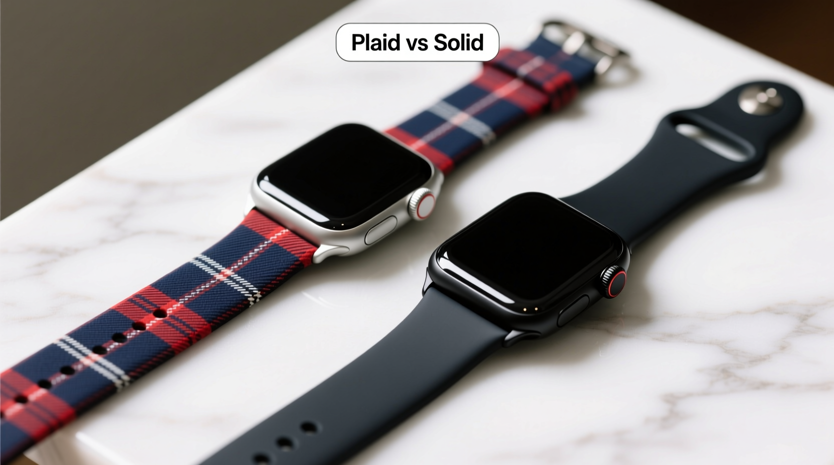 plaid vs solid apple watch band does the pattern actually matter or is it just hype
