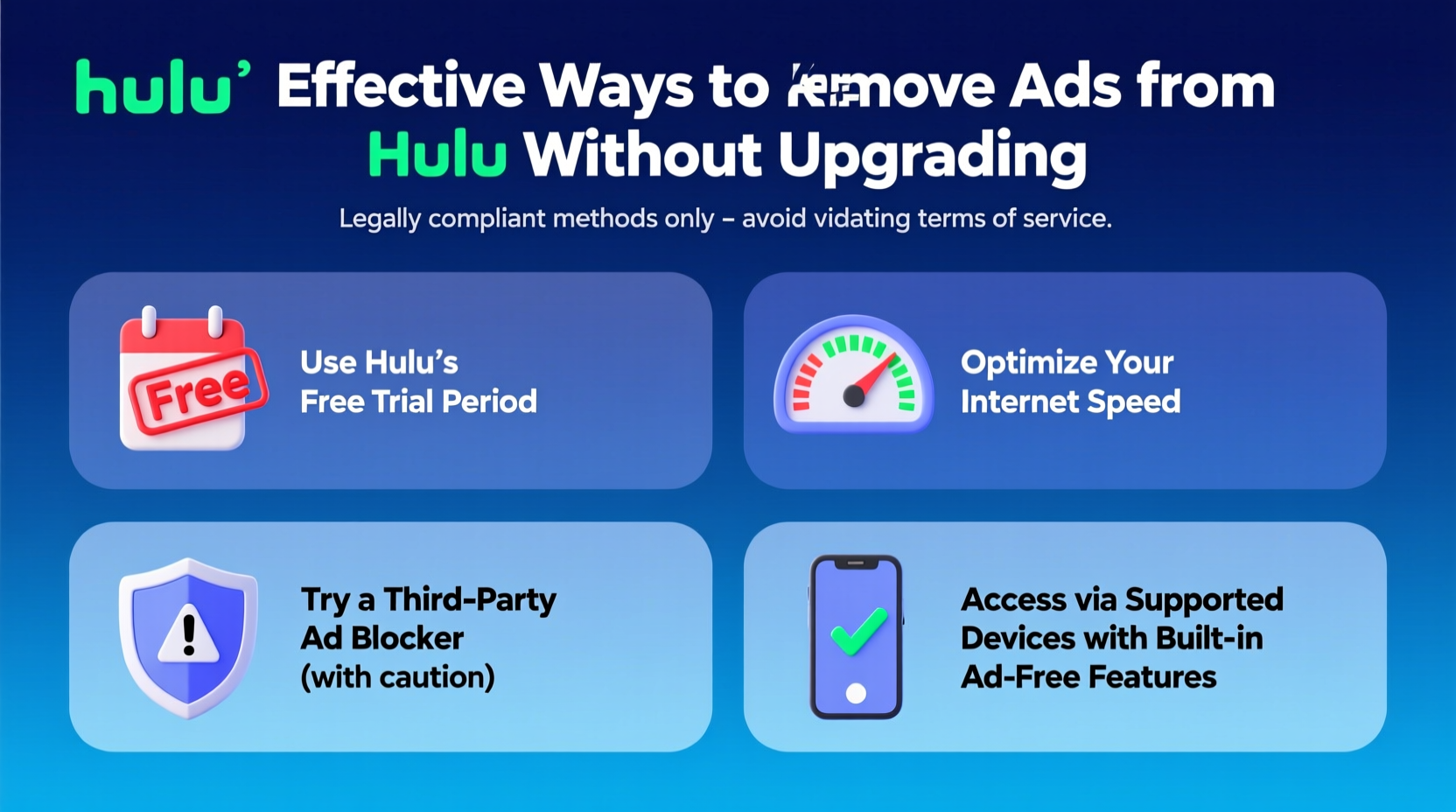 effective ways to remove ads from hulu without upgrading your plan