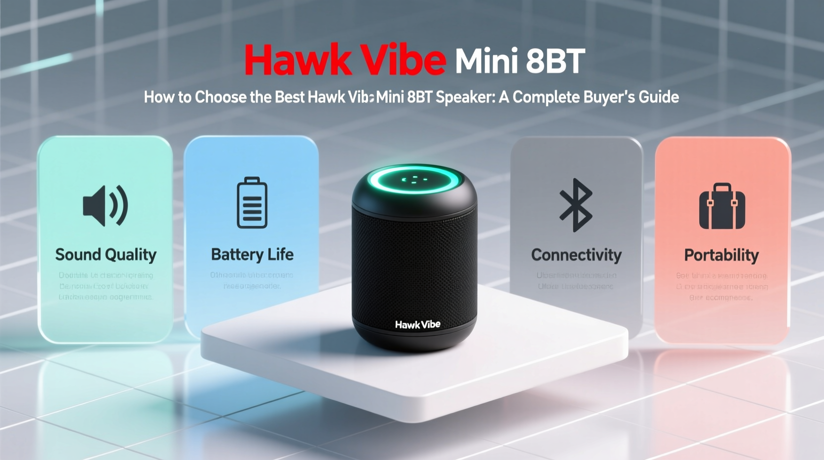 hawk vibe mini 8bt speaker