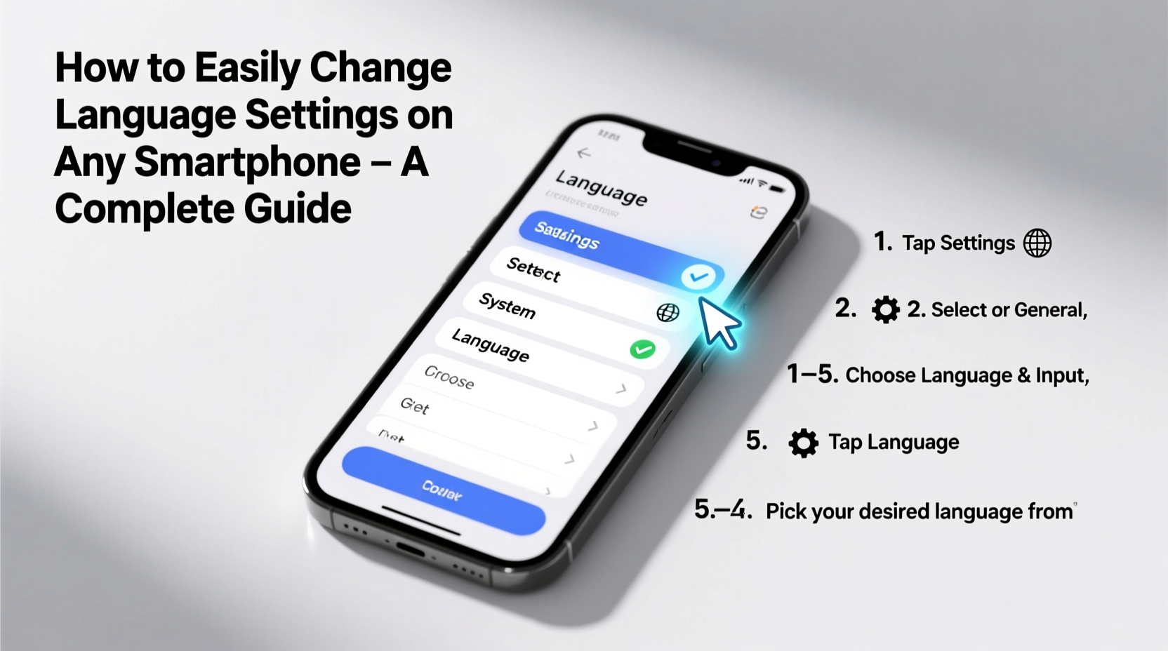 how to easily change the language settings on any smartphone a complete guide