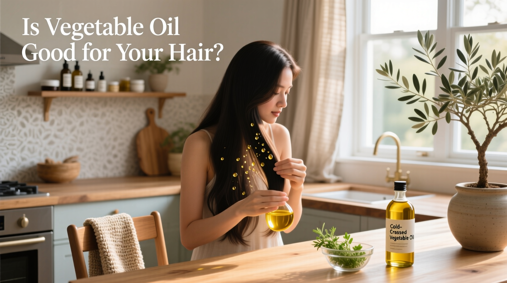 is vegetable oil good for hair