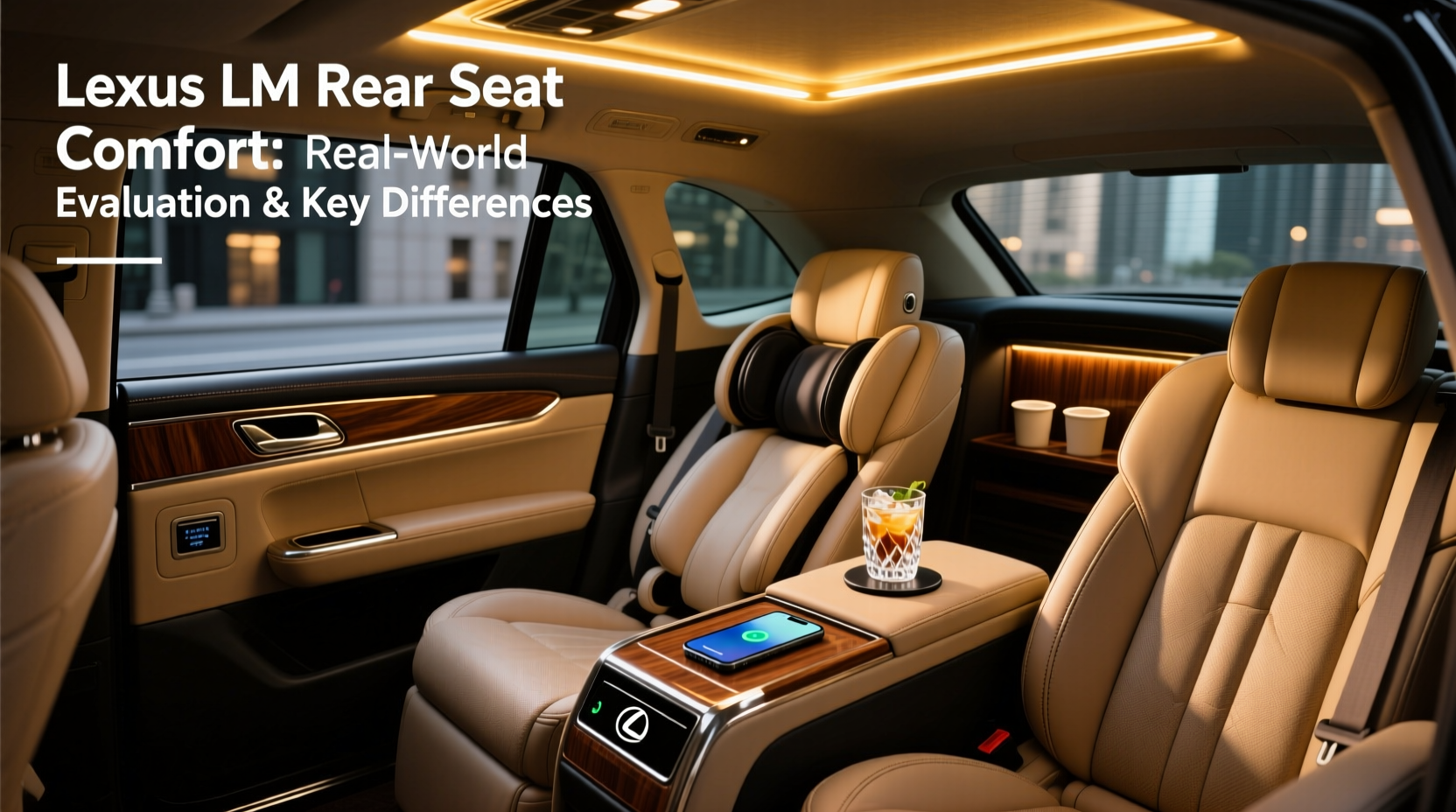 lexus lm rear seat comfort