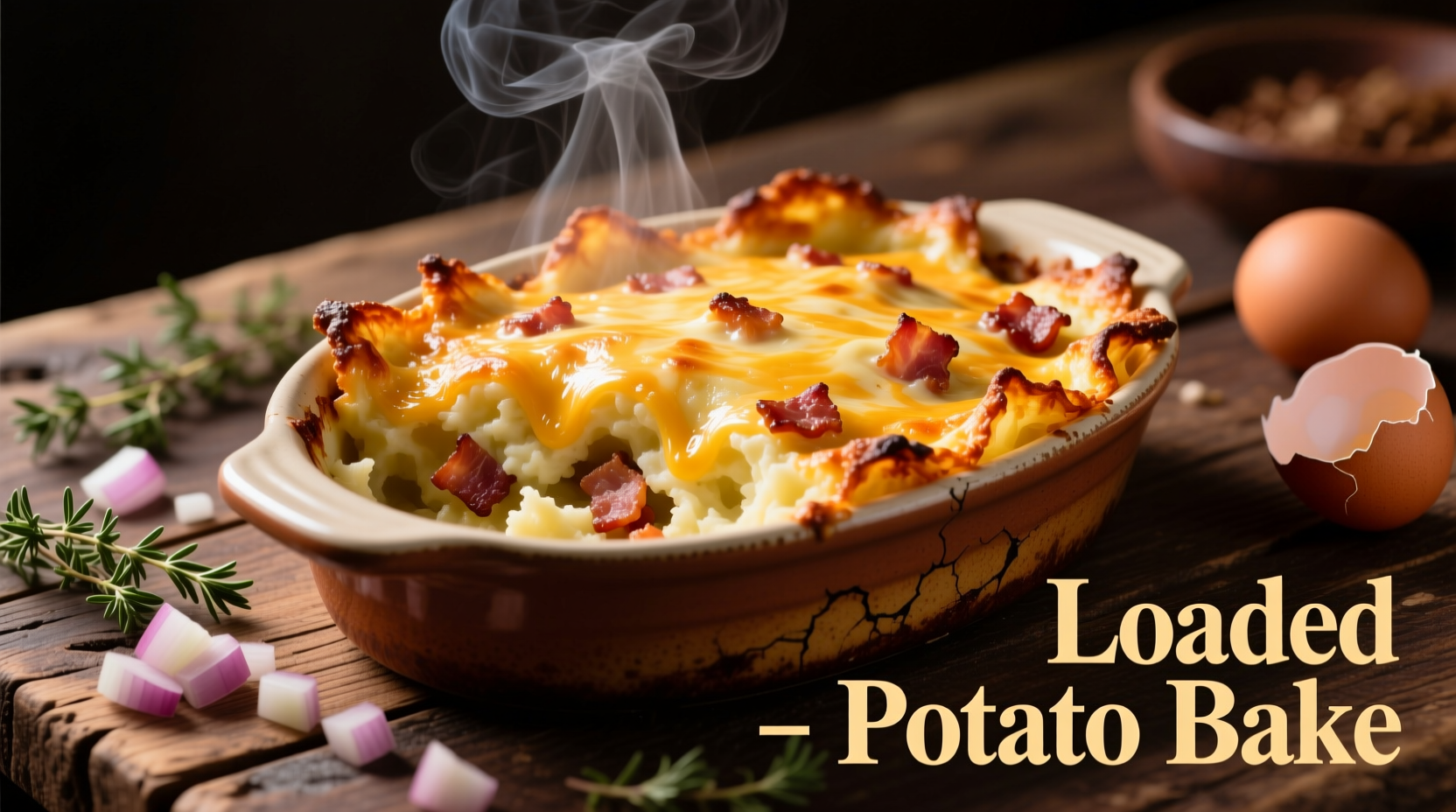 Perfect Loaded Potato Bake Recipe: Crispy, Cheesy Comfort Food