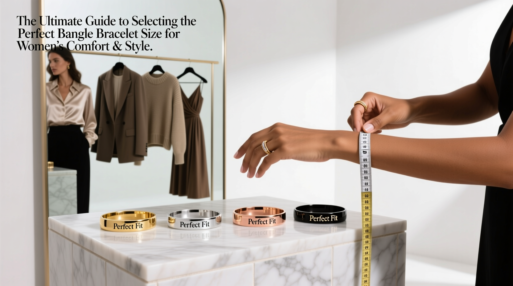 the ultimate guide to selecting the perfect bangle bracelet size for womens comfort and style