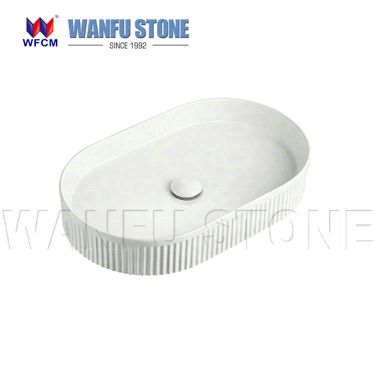 Factory price High quality Cast iron enamel basin Wl450A