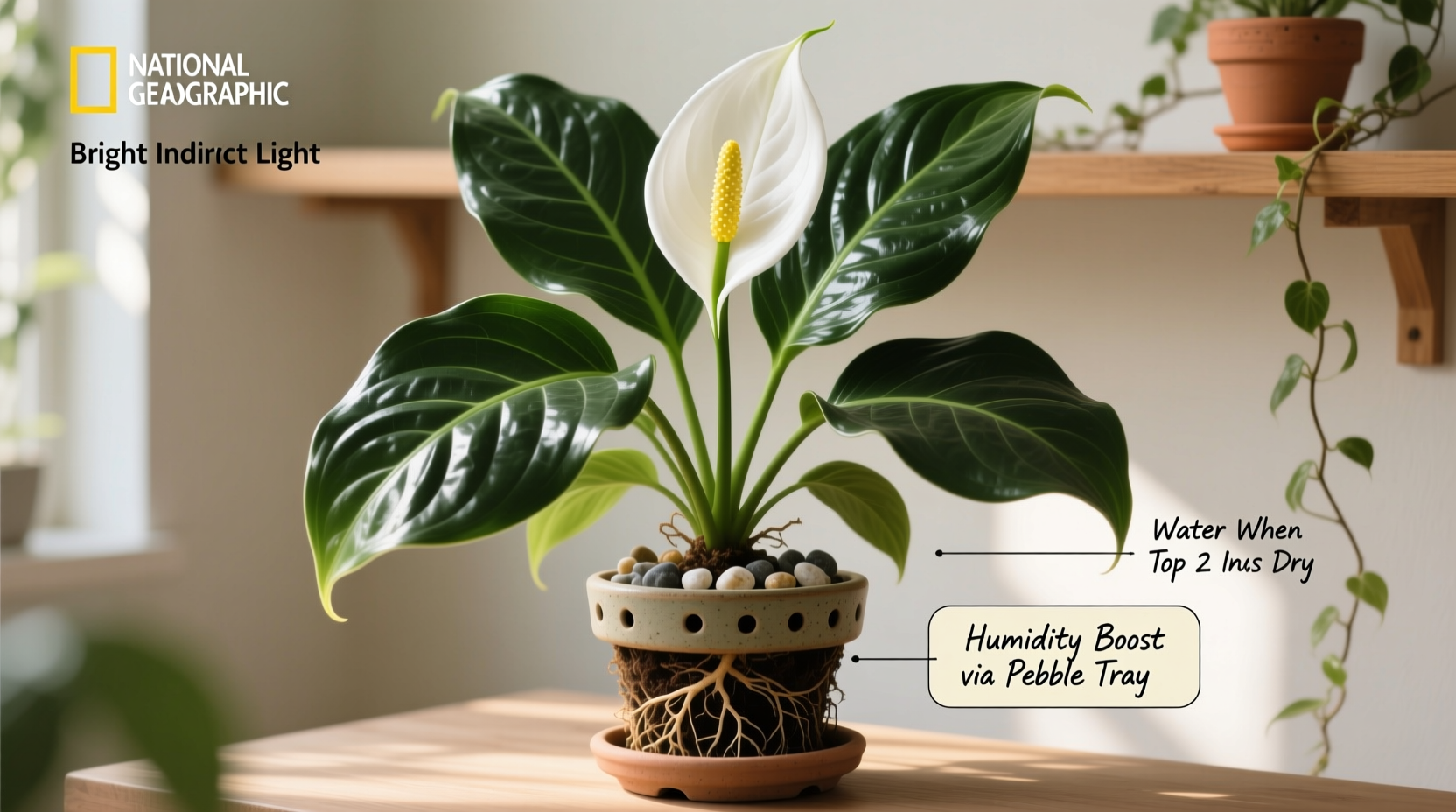 how to grow a peace lily plant