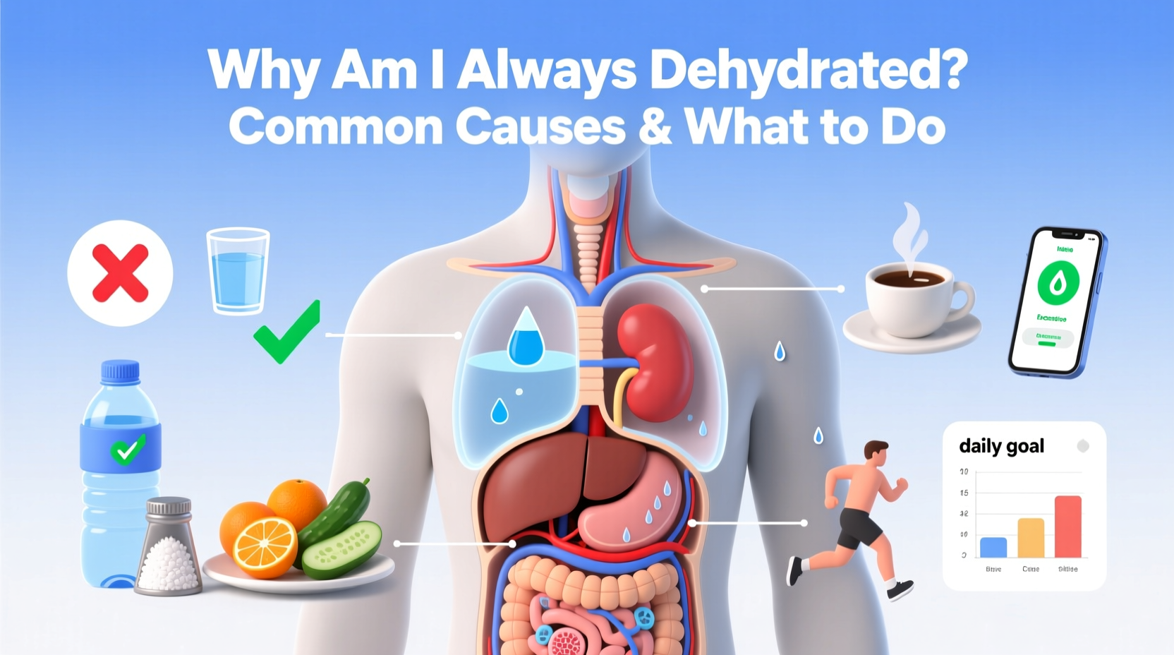 why am i always dehydrated common causes what to do 2