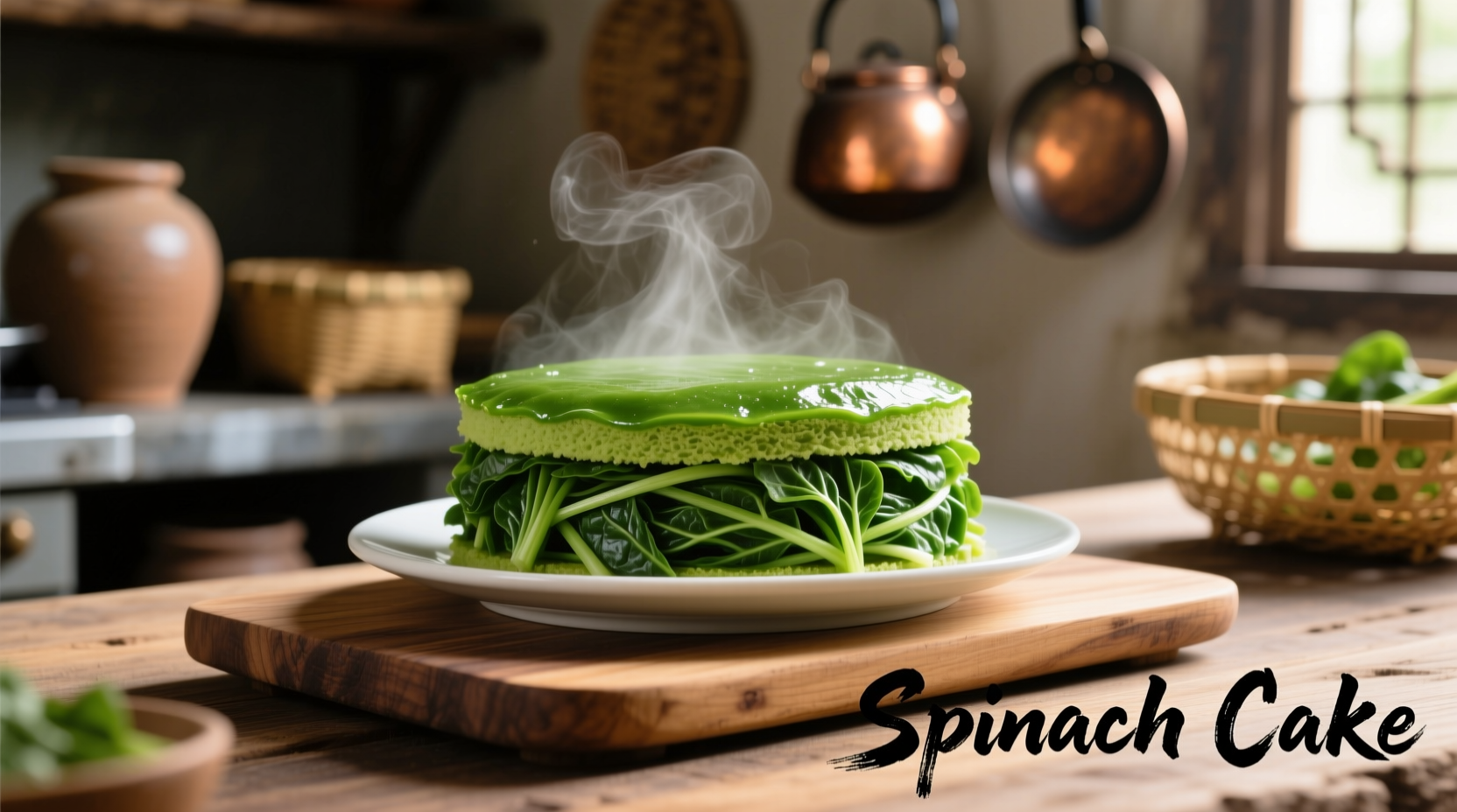 spinach cake