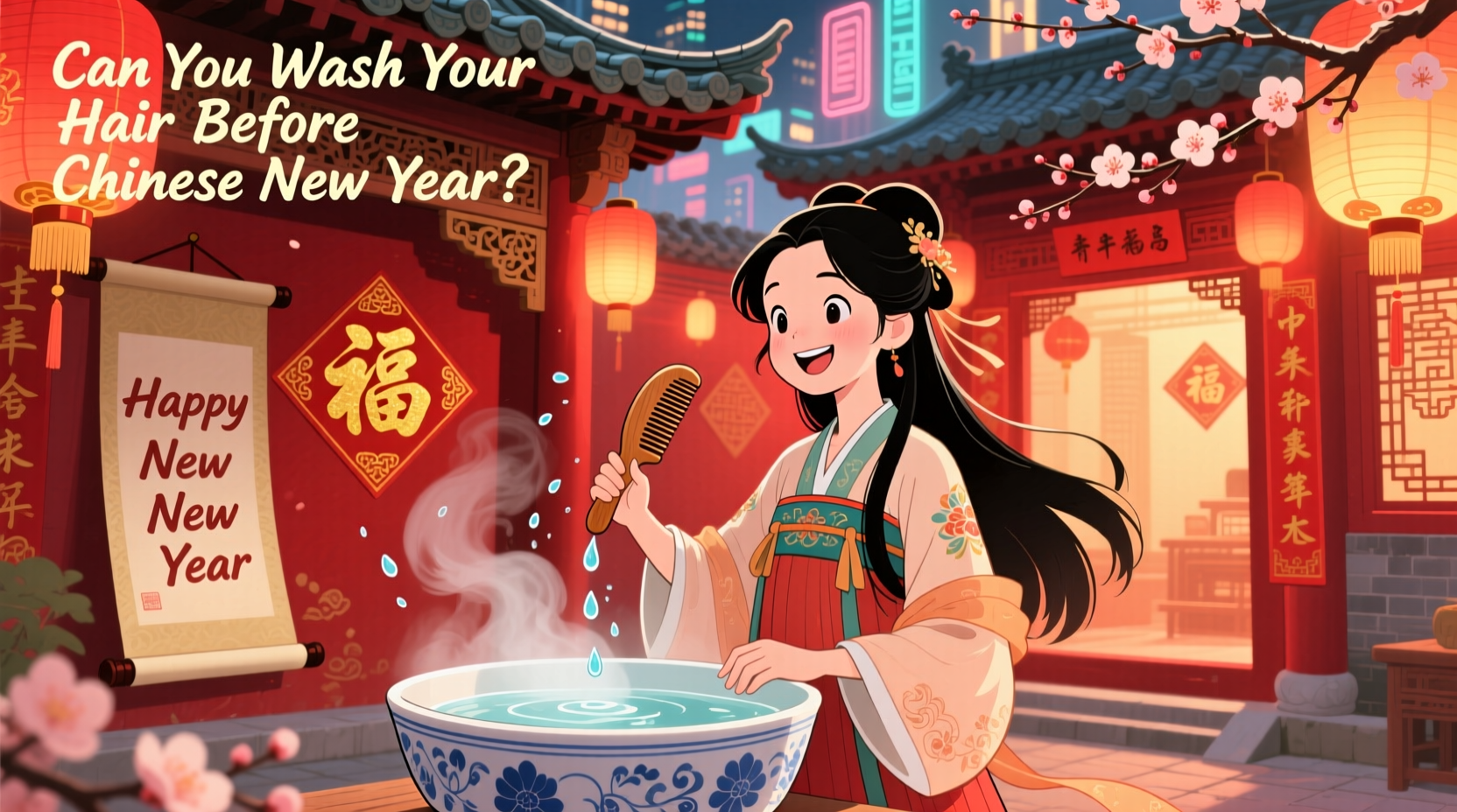 can you wash your hair before chinese new year