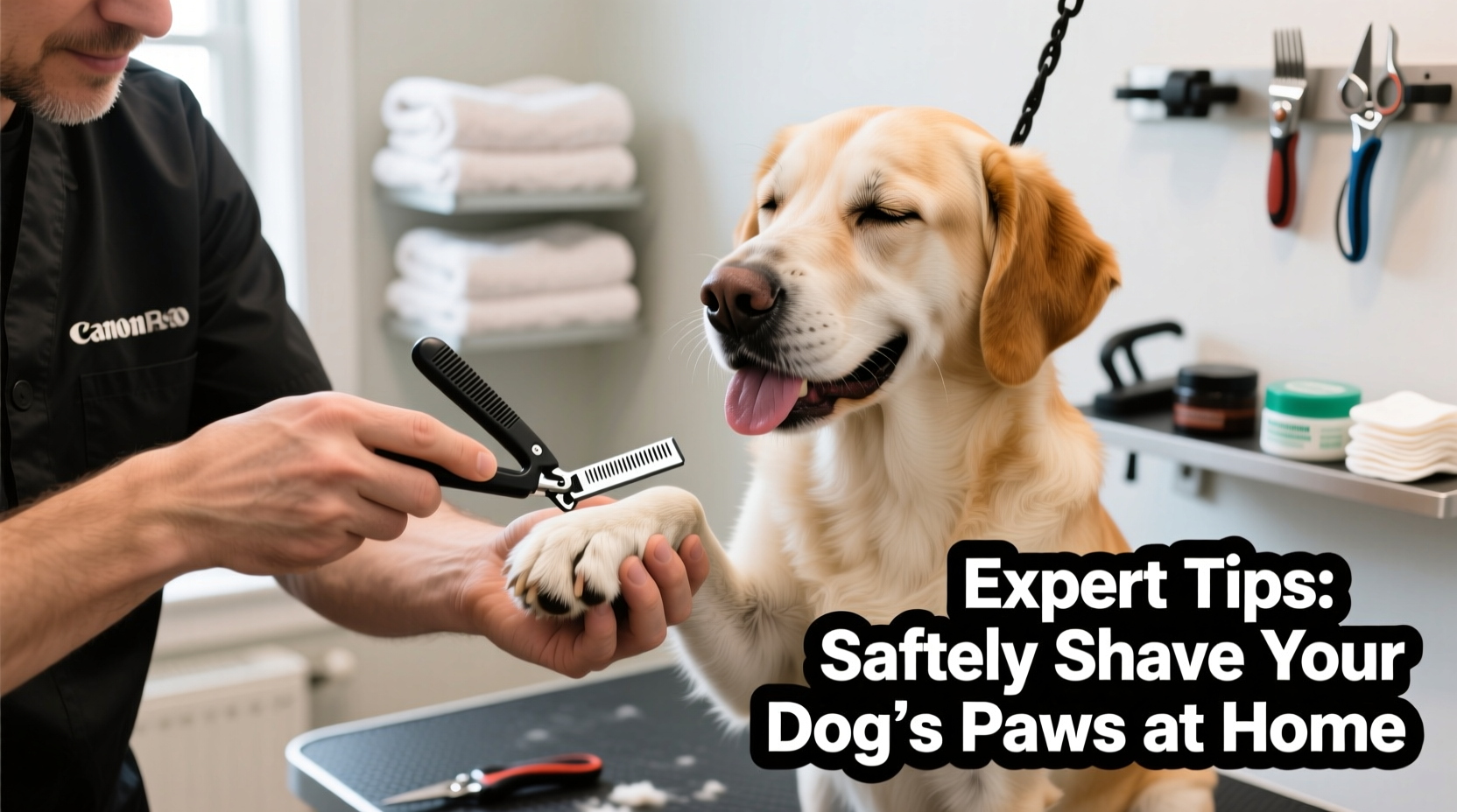 expert tips for safely and comfortably shaving your dogs paws at home