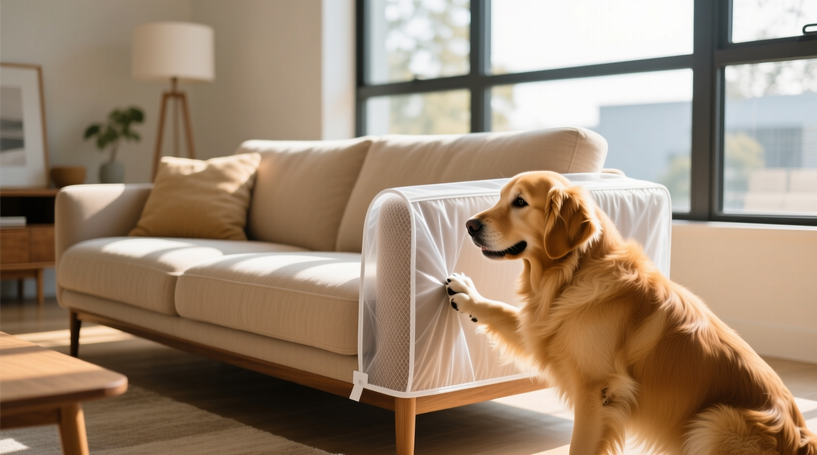 effective strategies to safeguard your sofa from dog scratches without compromising comfort