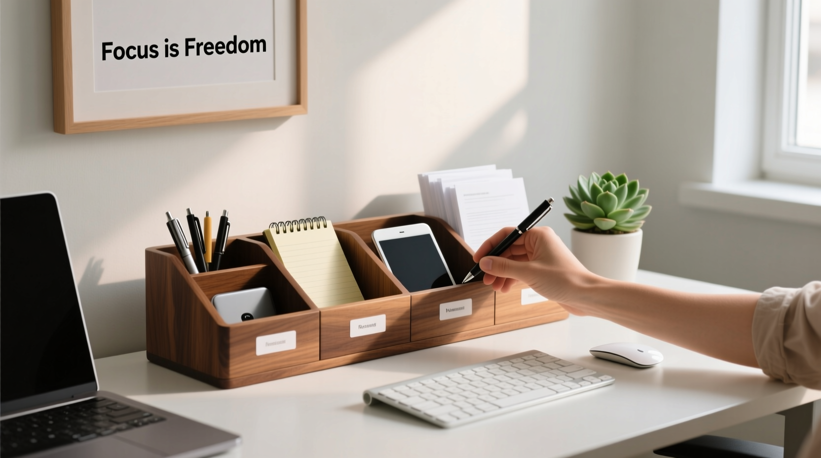 maximizing productivity how to use a divided desk organizer for clutter free focus