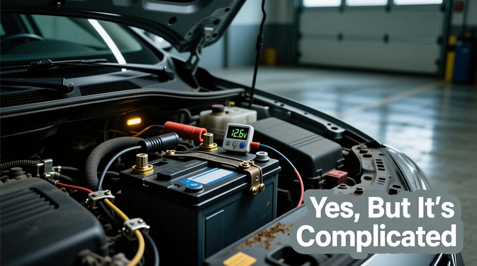 do car batteries charge at idle