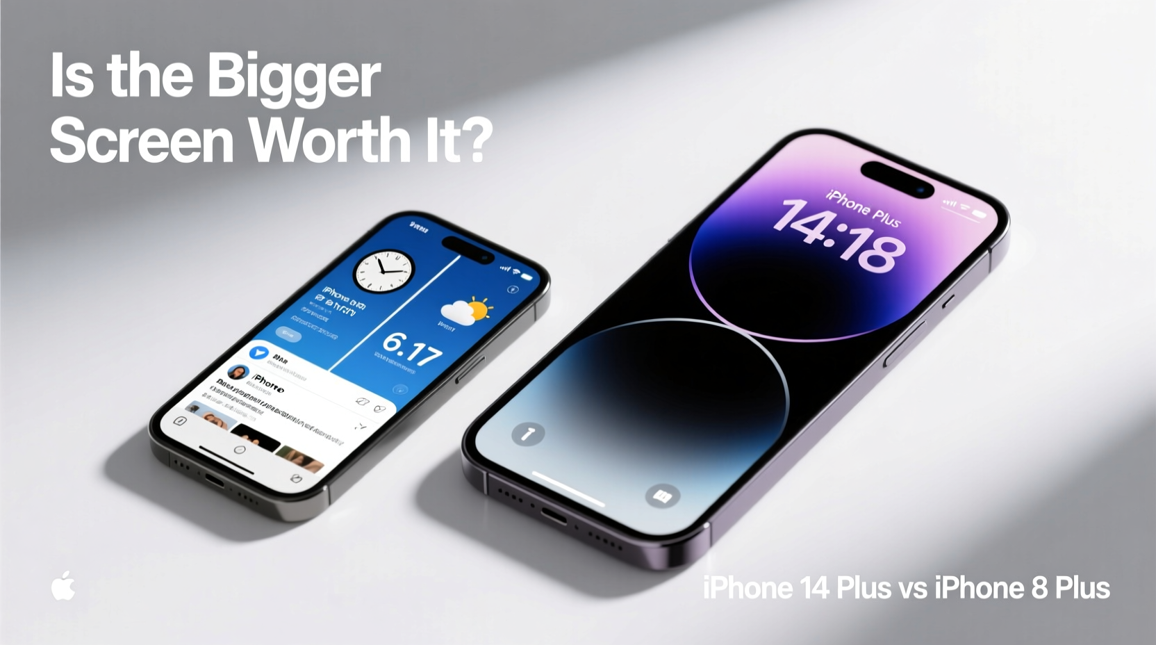 iphone 14 plus vs 8 plus is the bigger screen worth the upgrade