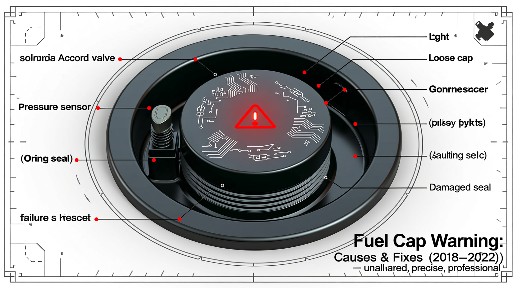 accord 10th fuel cap warning