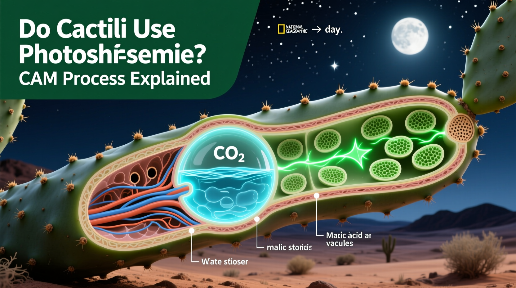 Do Cacti Use Photosynthesis? CAM Process Explained