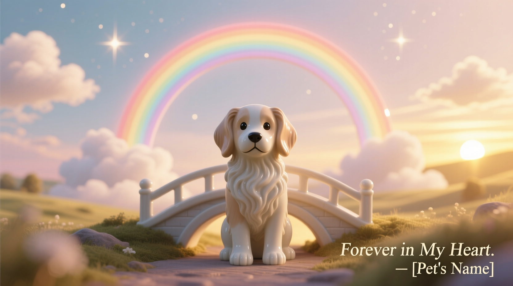rainbow bridge dog memorial gift ideas for pet loss