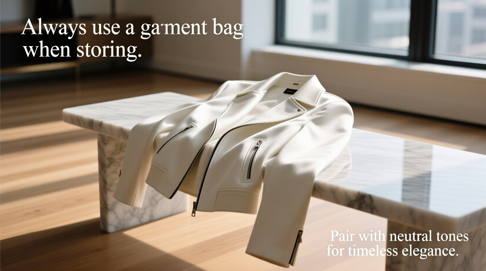 expert tips for maintaining and styling your light luxury white jacket